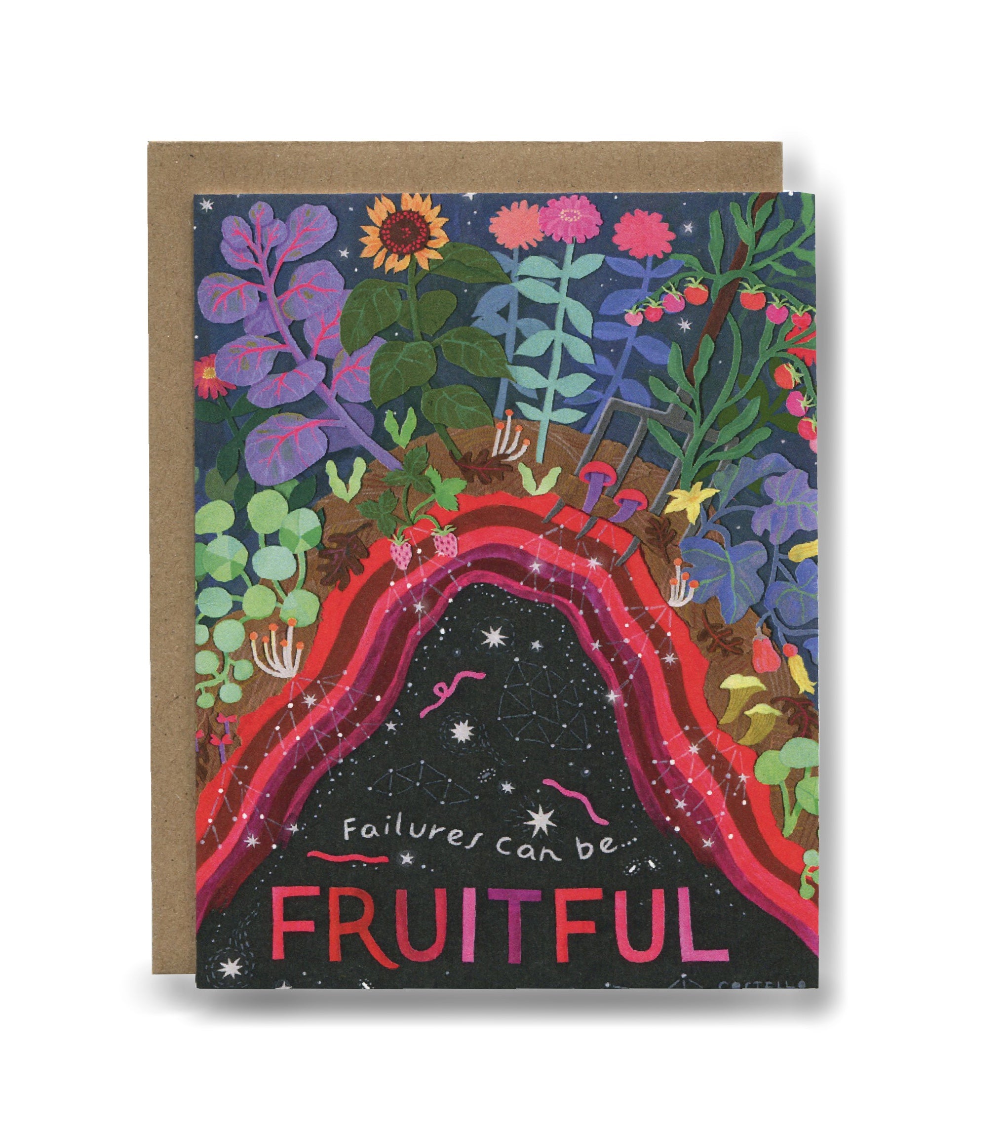 Failures Can Be Fruitful Greeting Card